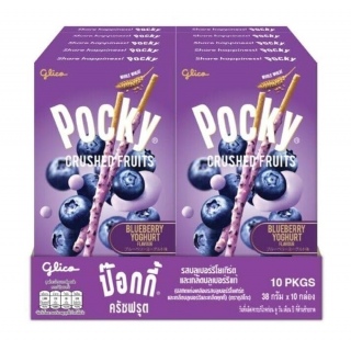 Pocky Crushed Fruits Blueberry Yoghurt со вкусом черничного йогурта и кусочками фруктов, 38 г