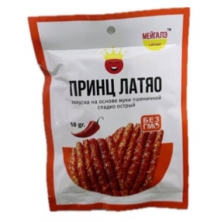 Соевое мясо Принц Латяо Остро-сладкие, 18гр 