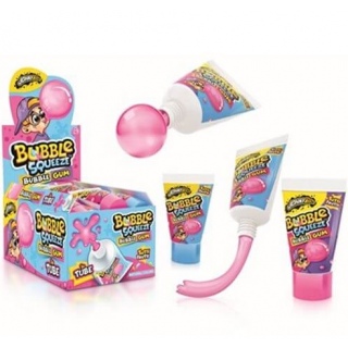 Жев. резинка в тюбике Bubble Squeeze, Johny Bee® 