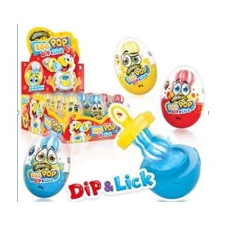 Леденец Dip'N'Lick ЯЙЦО с пудрой (Egg Pop), Johny Bee®