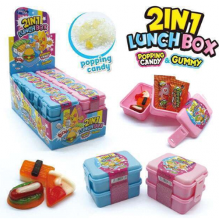 Мармелад + шипучка  2 в1 Lunch box 11г