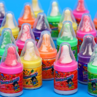 Карамель с кислой пудрой 