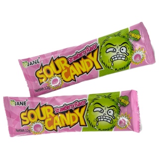 Конфеты Hong Tai Kee Foods Ujane Mini кислые, со вкусом клубники, 12 г