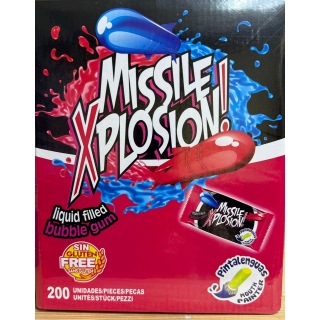 Жевательная резинка Missile Xplosion ракетный взрыв, 4 г Китай