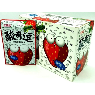 Смешной кислый травяной яд  Sour Tai kee  клубника 26 гр.