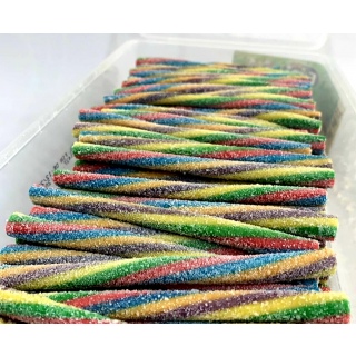 Мини палочки торнадо кислый , 1,6кг (200шт) ,  dulceplus, Испания  Халяль