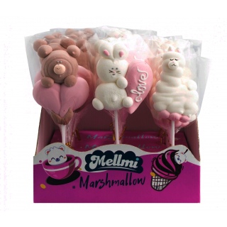 Микс 9. Лама+ мишка+зайка, маршмеллоу на палочке, HALAL 